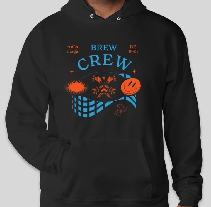 Black Brew Crew Hoodie