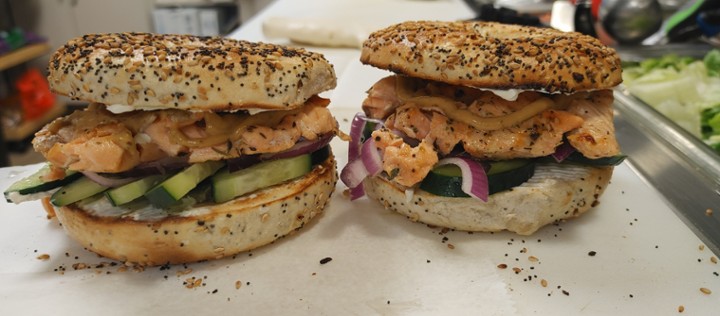 EVERYTHING SALMON BAGEL