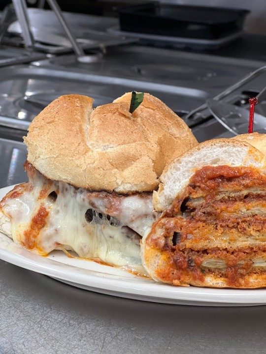 Eggplant Parm Hard Roll