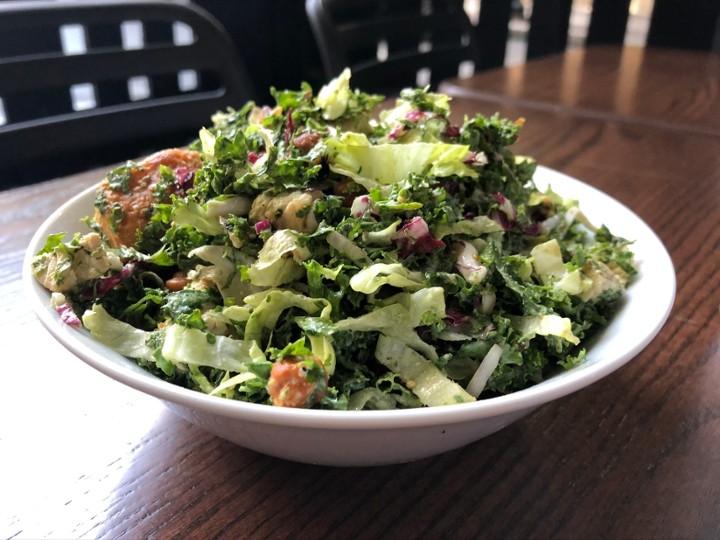 Vegan Tahini Caesar Salad
