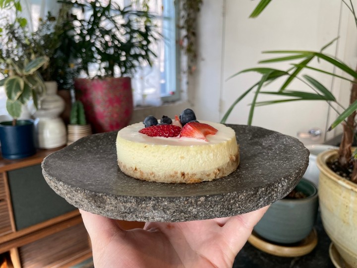 Berry Creme Fraiche Cheesecake