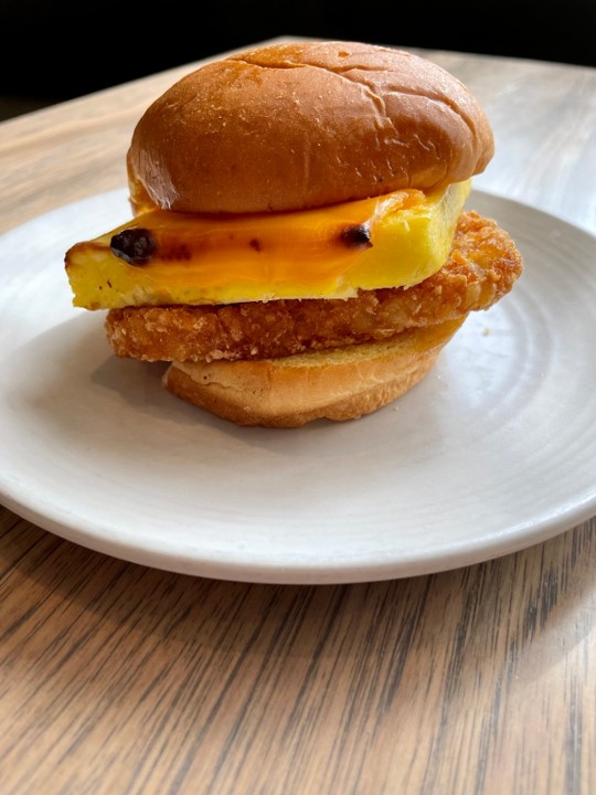 Hashbrown, Egg, and Cheese Sandwich