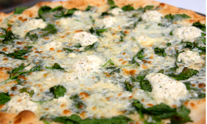 Spinach Ricotta Pizza Pie