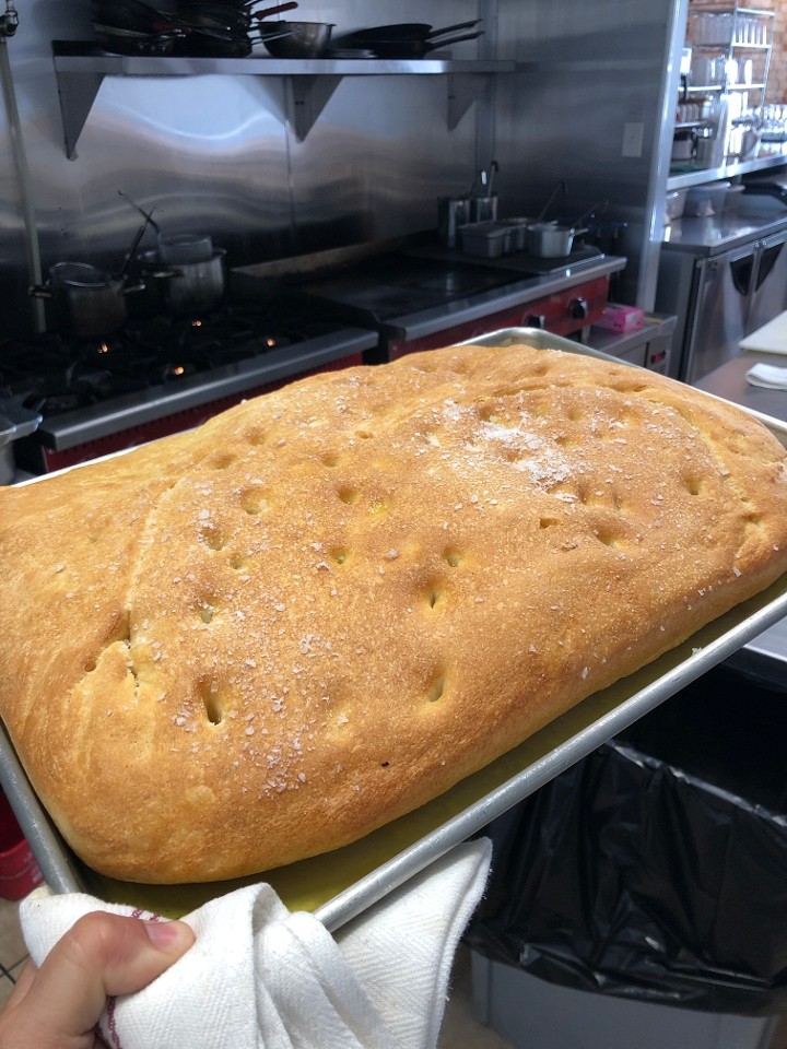 Foccacia, loaf, 3 day pick up