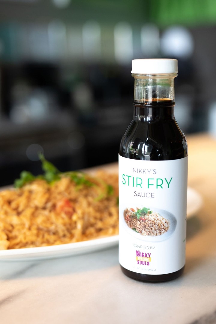 Bottle of Stir-Fry Sauce