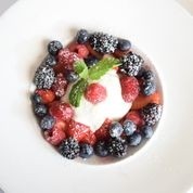 Organic Berries & Whipped Cream