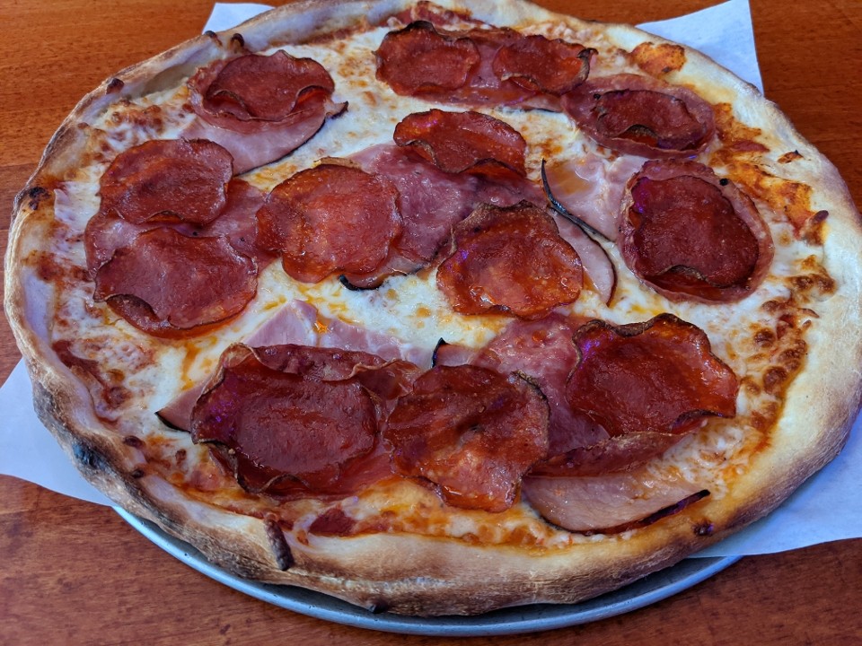 Holy Trifecta Meat Pizza
