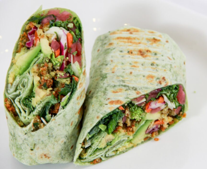 CRISPY CHICKPEA WRAP