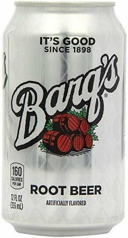 Barg's Rootbeer, Canned