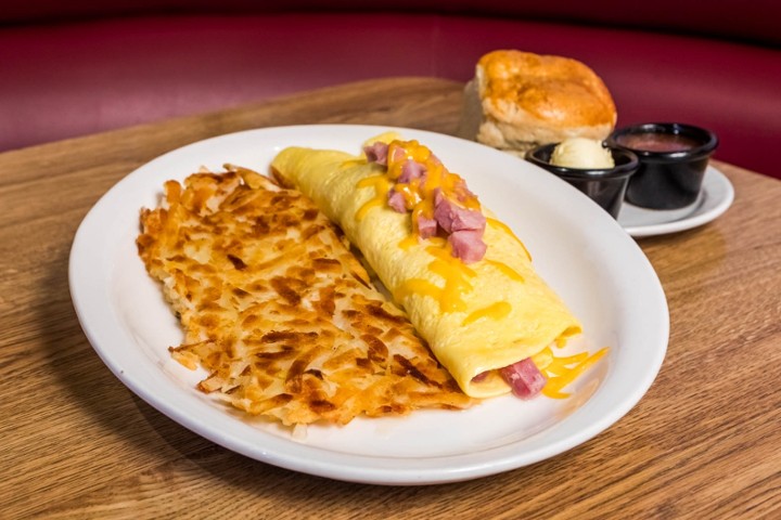 Farmers Ham & Cheese Omelet