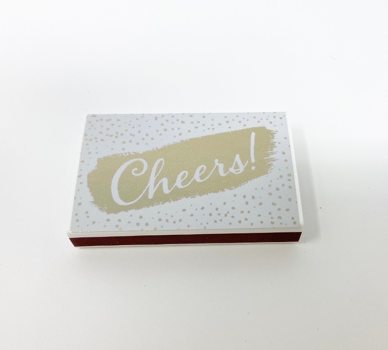 “Cheers” Box of Matches Add-On