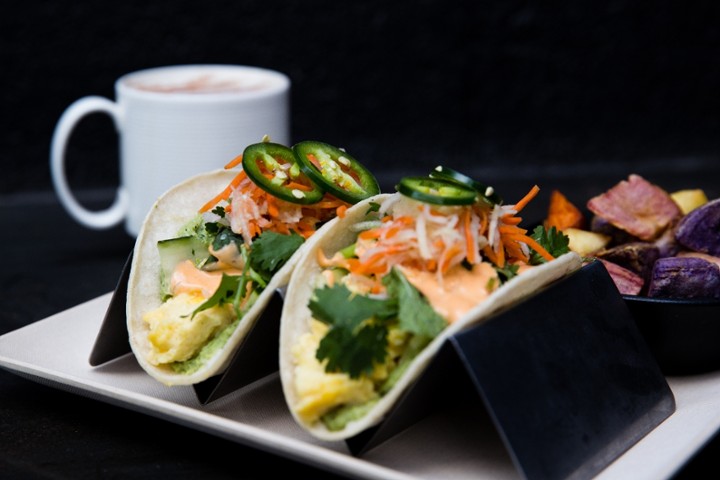 Bahn Mi Breakfast Tacos