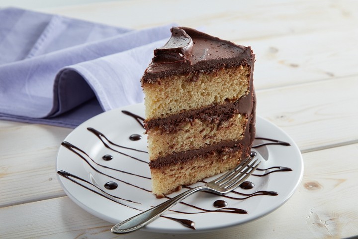 Old-Fashioned Diner Cake, slice