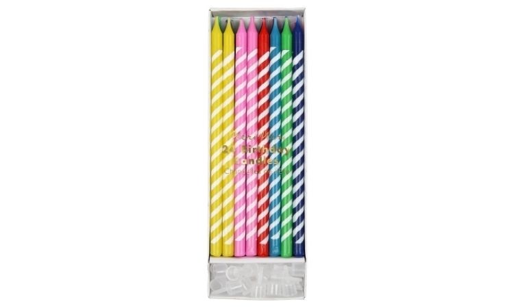 Bright Party Candles (x24)