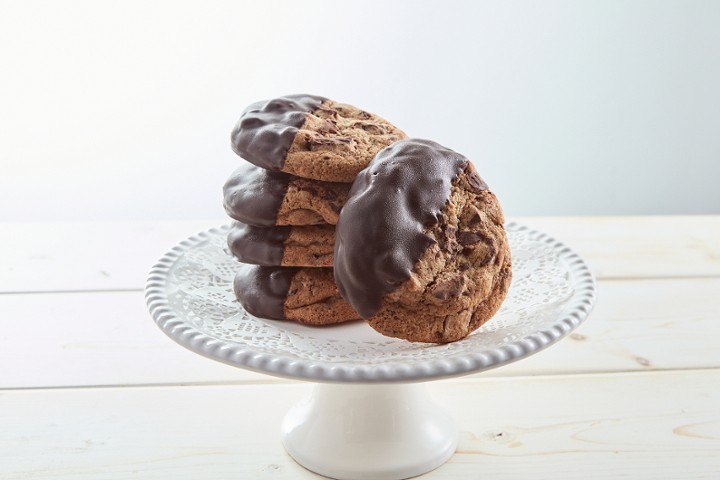 Chocolate-Dipped Chocolate Chunk Cookies