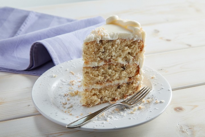 Italian Cream Cake, slice