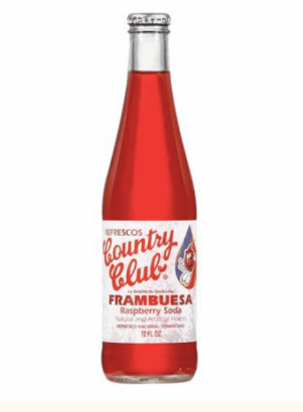 Country Club Franbuesa (Dominican Soda)