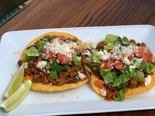 Ground Beef tostadas