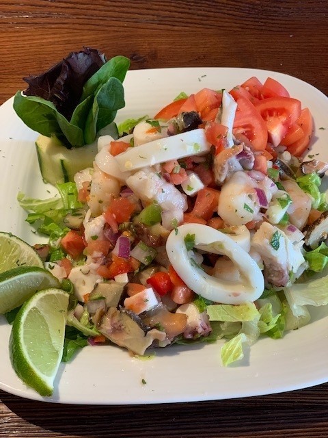 Seafood mix ceviche