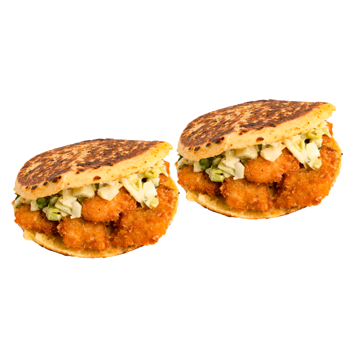 ~ Combo 2 Arepas: 1st Crispy Chicken