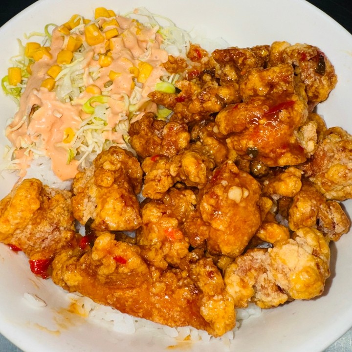 Spicy Karaage Rice Bowl*