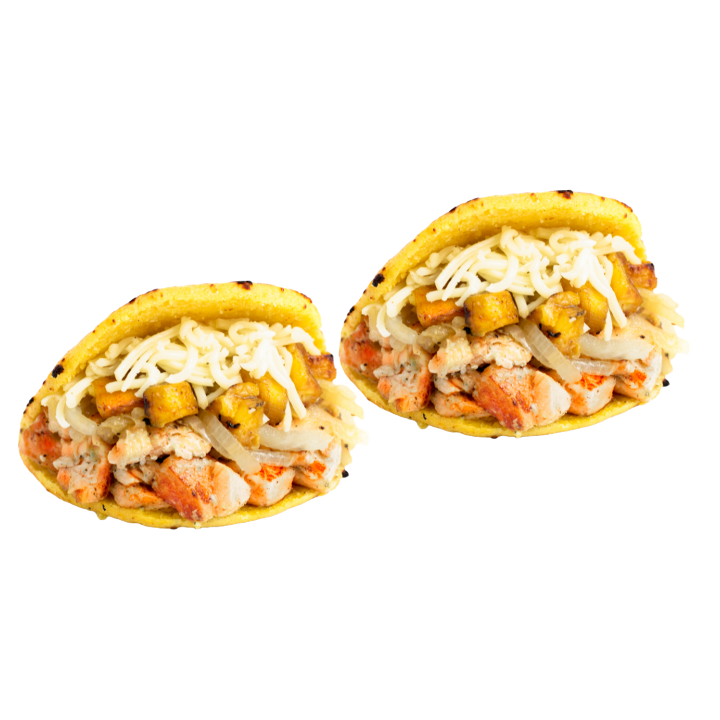 ~ Combo 2 Arepas: 1st Salmon