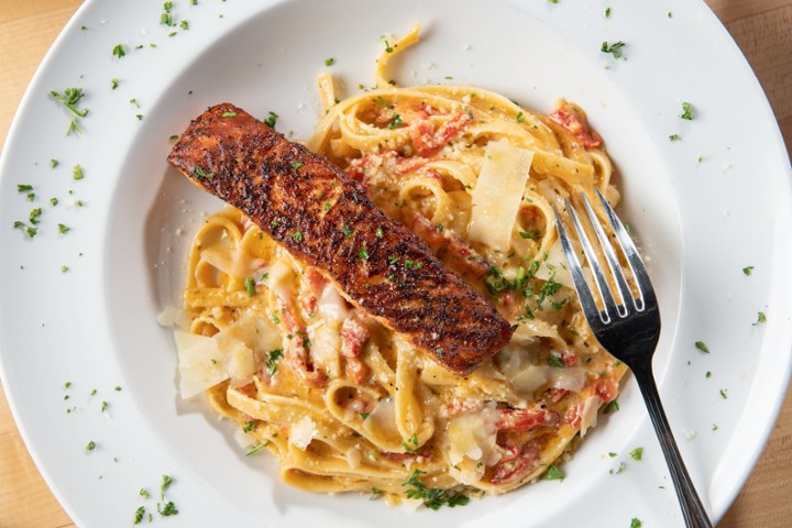 Cajun Salmon Alfredo