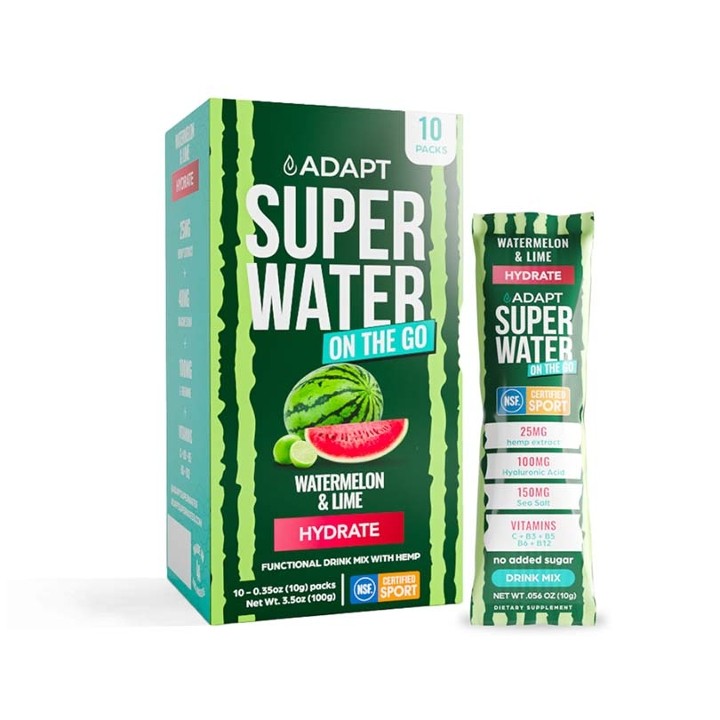 Adapt SuperWater Drink Mix - Watermelon & Lime Hydrate