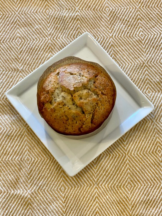 Vegan Lemon Poppyseed Muffin (V)