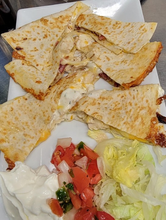 Chicken Ranch Quesadilla