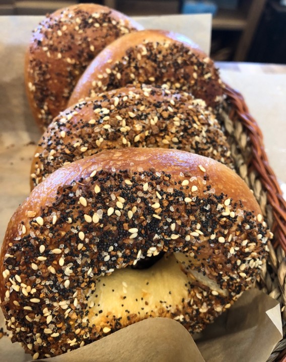 Hand Rolled Bagel Everything