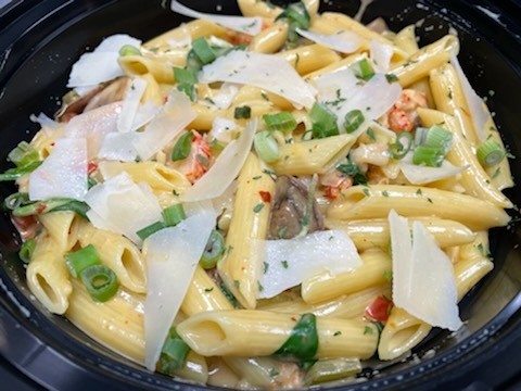 Cajun Pasta - Shrimp w/Toast