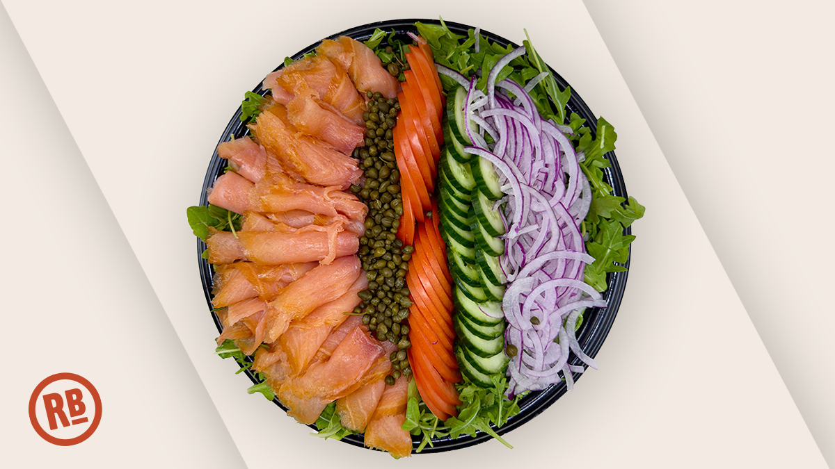 Lox Platter (included veggies & serves approx 8 - 12 people)