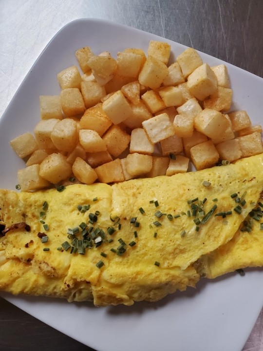 Build-Your-Own Omelet + Fried Potatoes