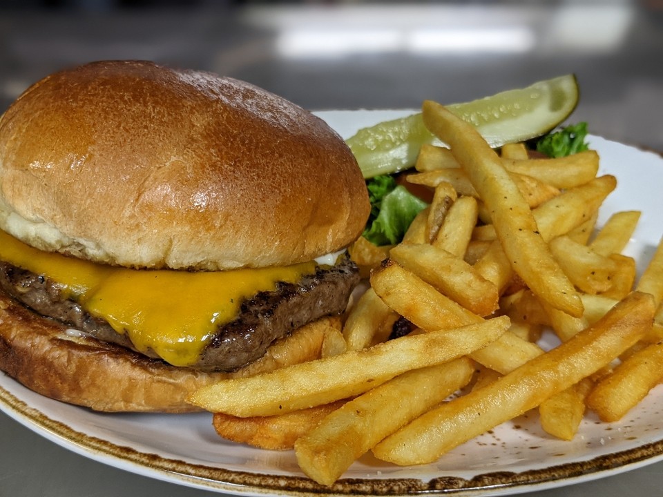 Cheese Burger & Fries
