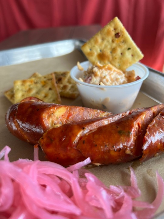 Pimento Cheese Sausage - House Made Sausage of The Month