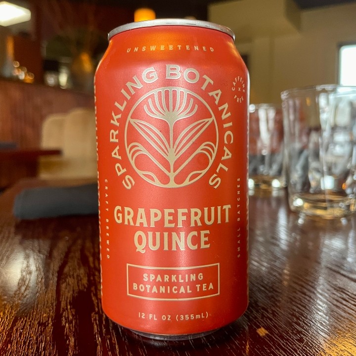 Grapefruit-Quince Sparkling Botanical Tea