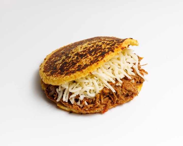 Shredded Beef Carne & Cheese Arepa