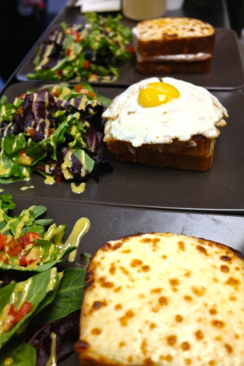 Croque Madame (egg on top)