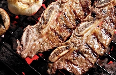 Double Beef Short Ribs Plate (Grilled, 12 pcs)