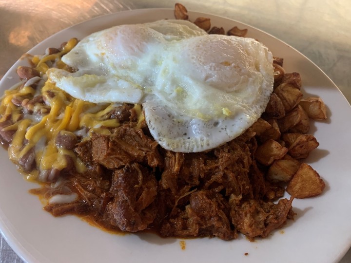 Carne Adovada and Eggs