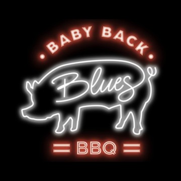 Baby Back Blues BBQ logo