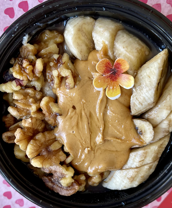 Banana Peanut Butter Oatmeal Bowl