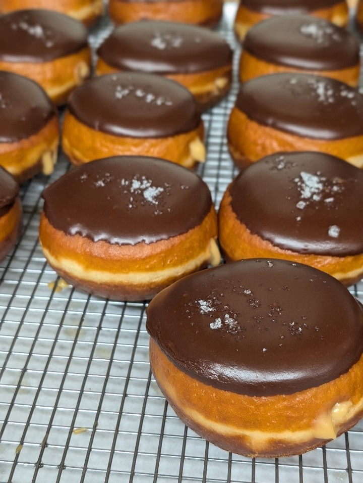 North Country Donuts Cherry Blackberry Cheesecake Donut