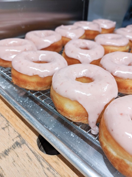 Strawberry Frosted Donut