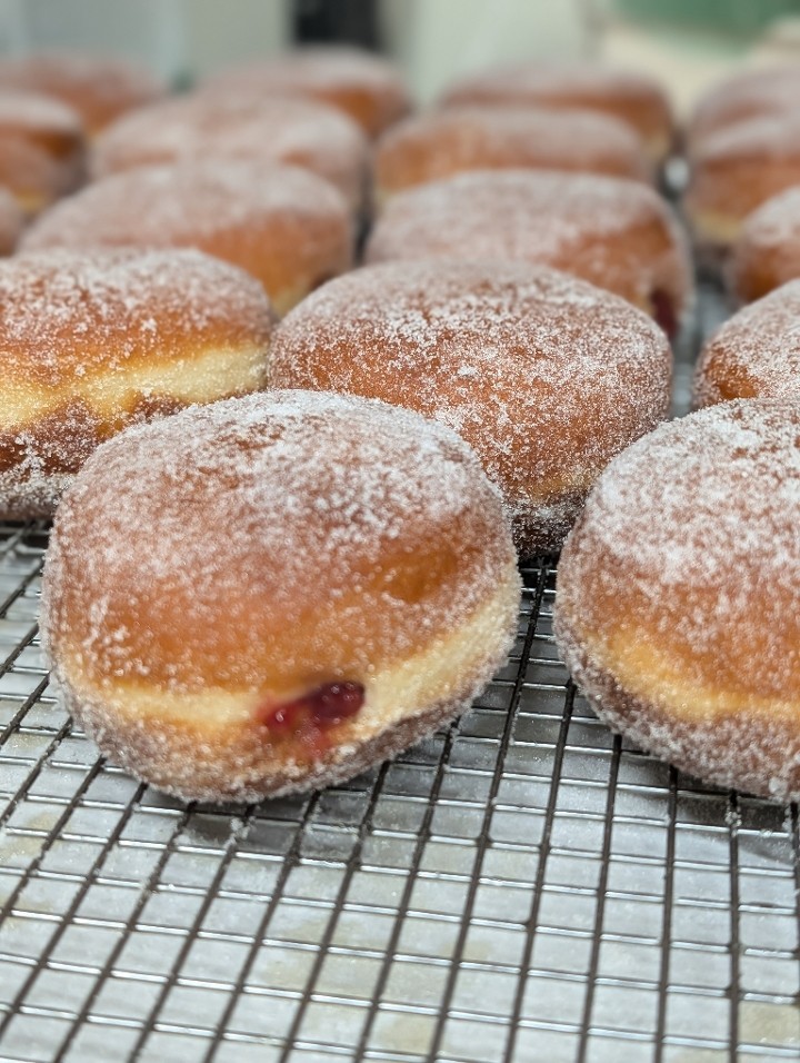 North Country Donuts Cherry Blackberry Cheesecake Donut