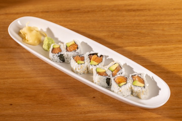 Salmon Avocado Inside Out Roll
