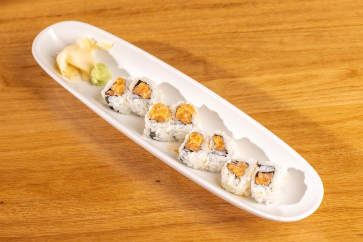 Spicy Salmon Inside Out Roll