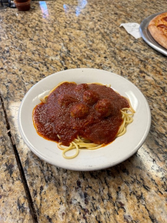 Kids Pasta W/ Meatballs