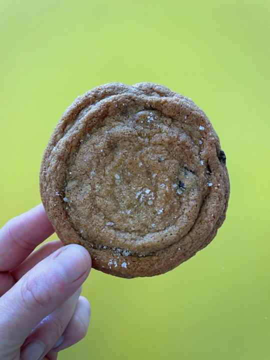 Chocolate chip cookie with Maine sea salt